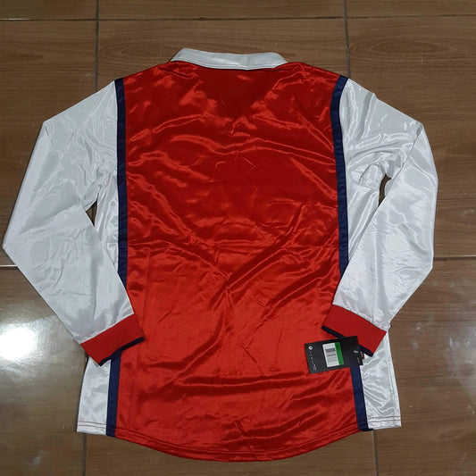 1998/99 Arsenal Home Shirt Longsleeve