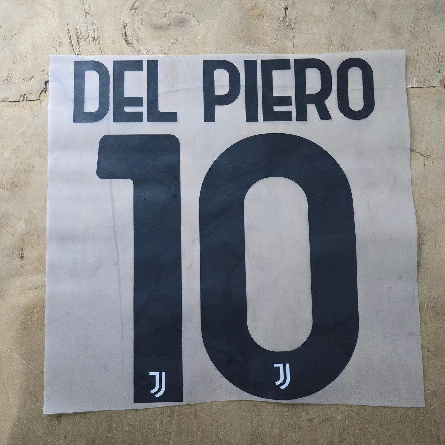 Del Piero #10 Serie A Nameset