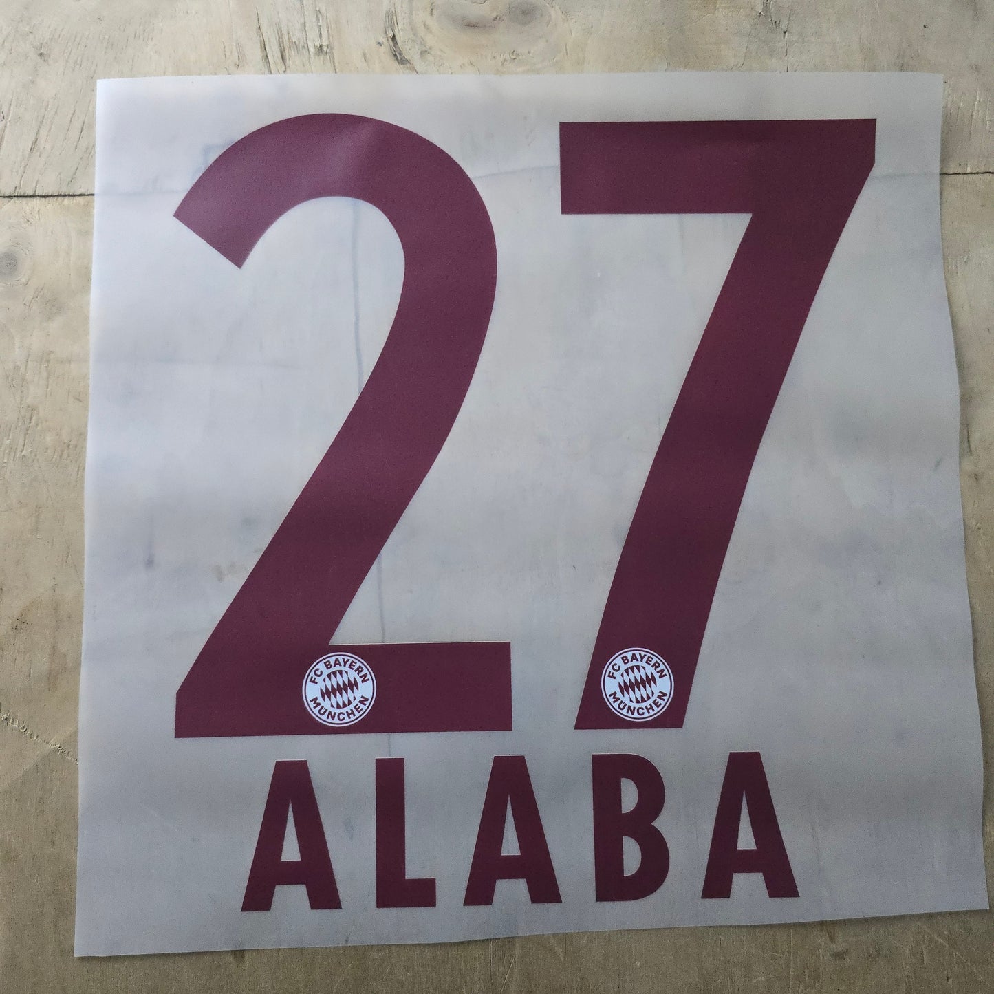 Alaba #27 Bundesliga Nameset