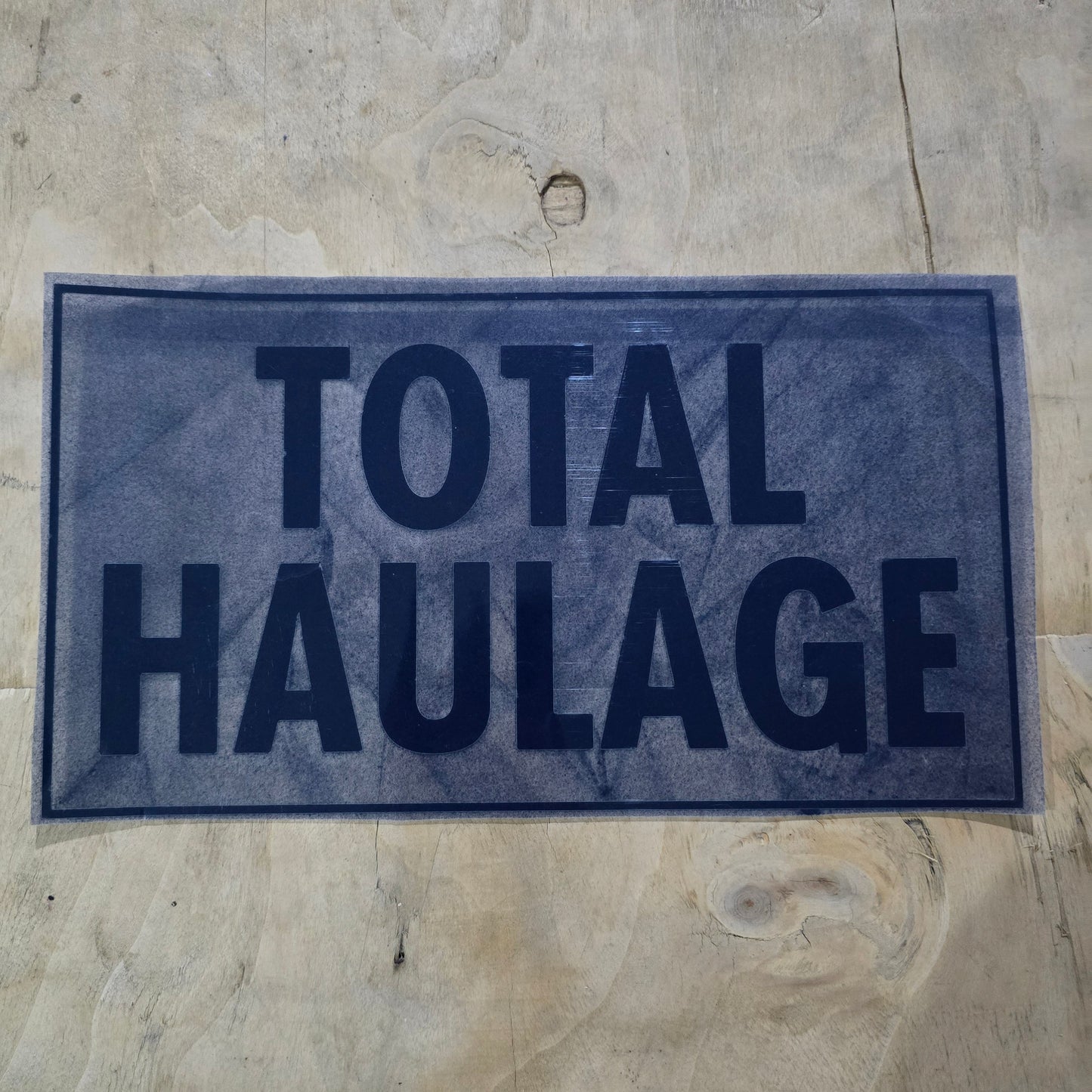 Total Haulage Sponsor