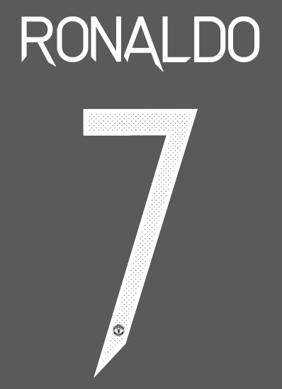 Ronaldo #7 MU Nameset
