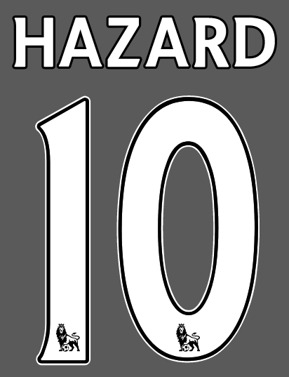 Hazard #10 Premier League Nameset