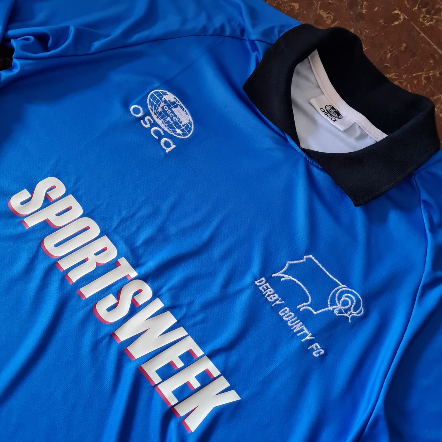 1985 Derby County Blue Version Long Sleeve Shirt