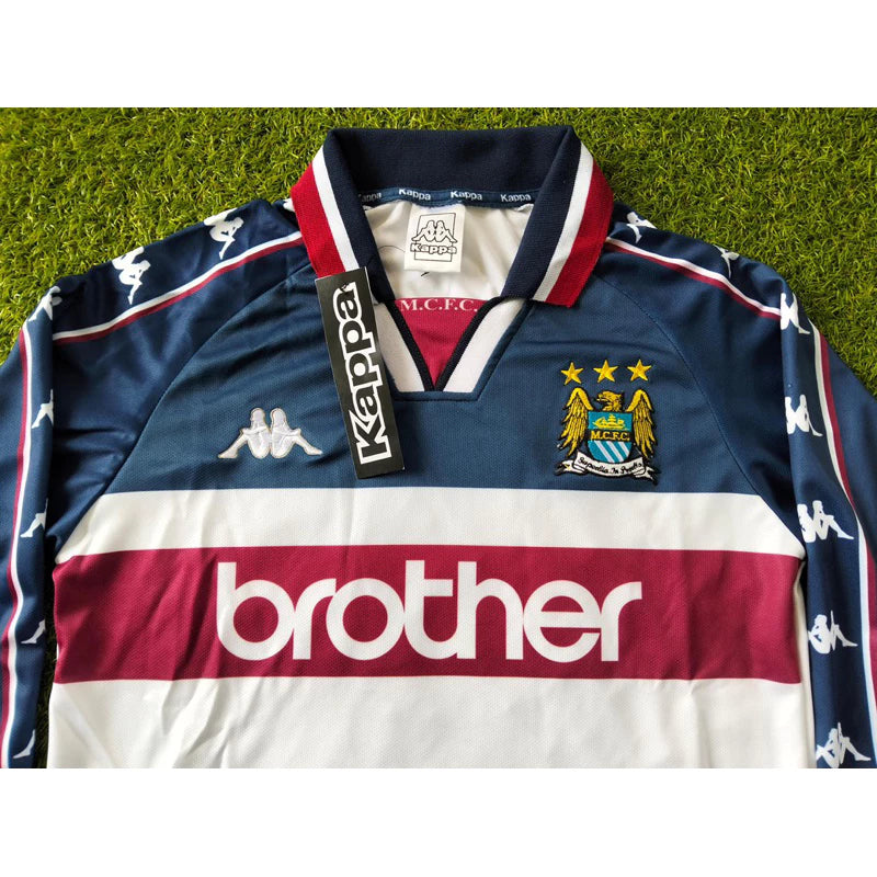 1997/98 M4nch3st3r City Away Long Sleeve Shirt