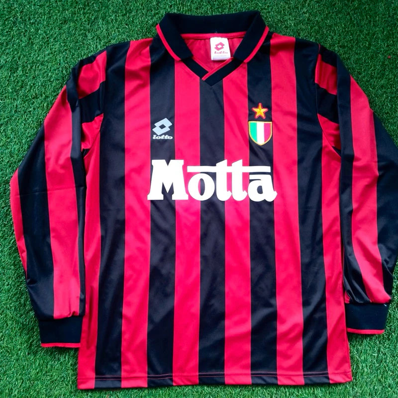 1993/94 AC Milan Home Long Sleeve Shirt