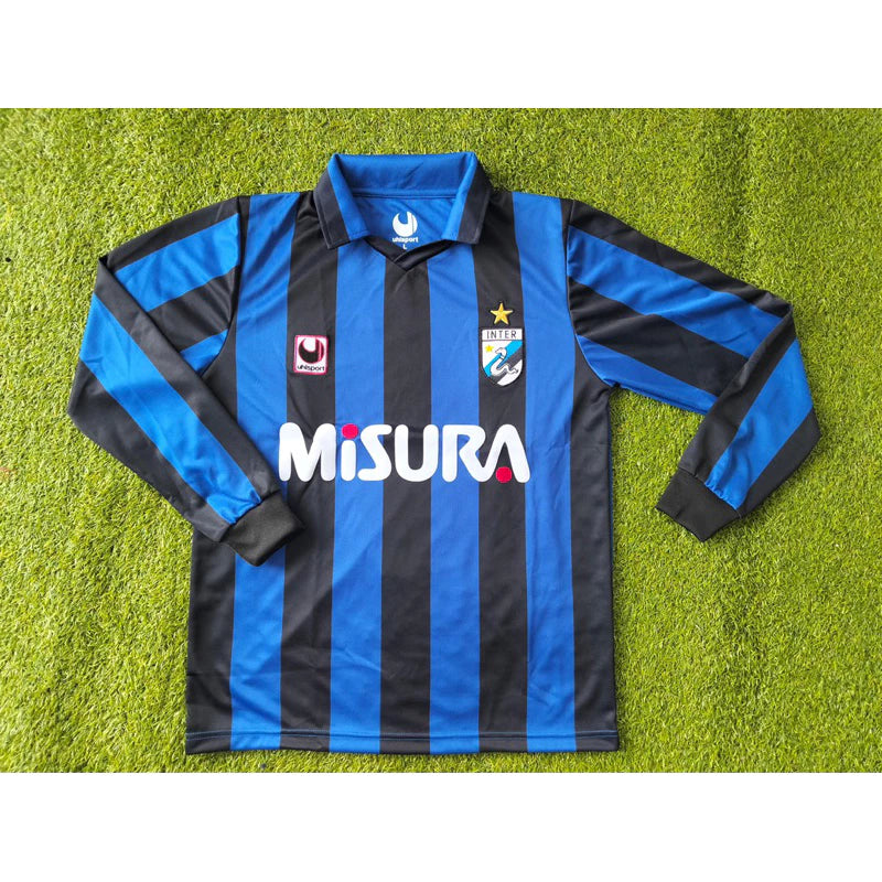 1988-90 Inter Milan Home Long Sleeve Shirt