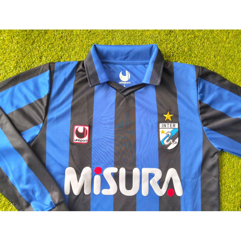 1988-90 Inter Milan Home Long Sleeve Shirt