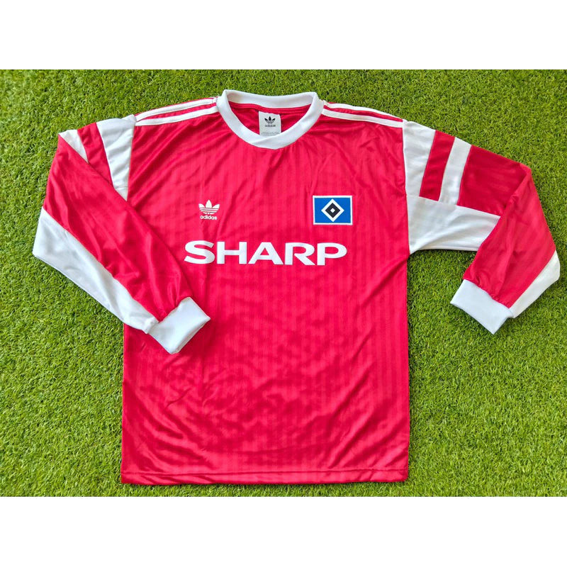 1986/87 Hamburg SV Away Long Sleeve Shirt