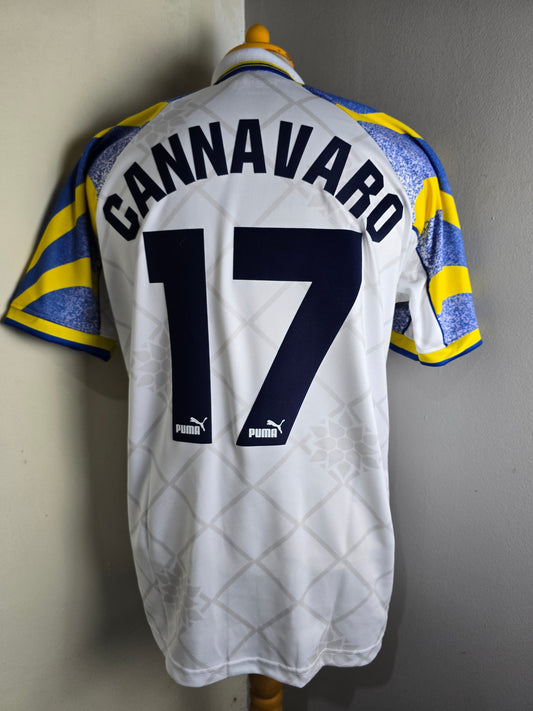 1995/96 Parma Away Shirt Cannavaro #17