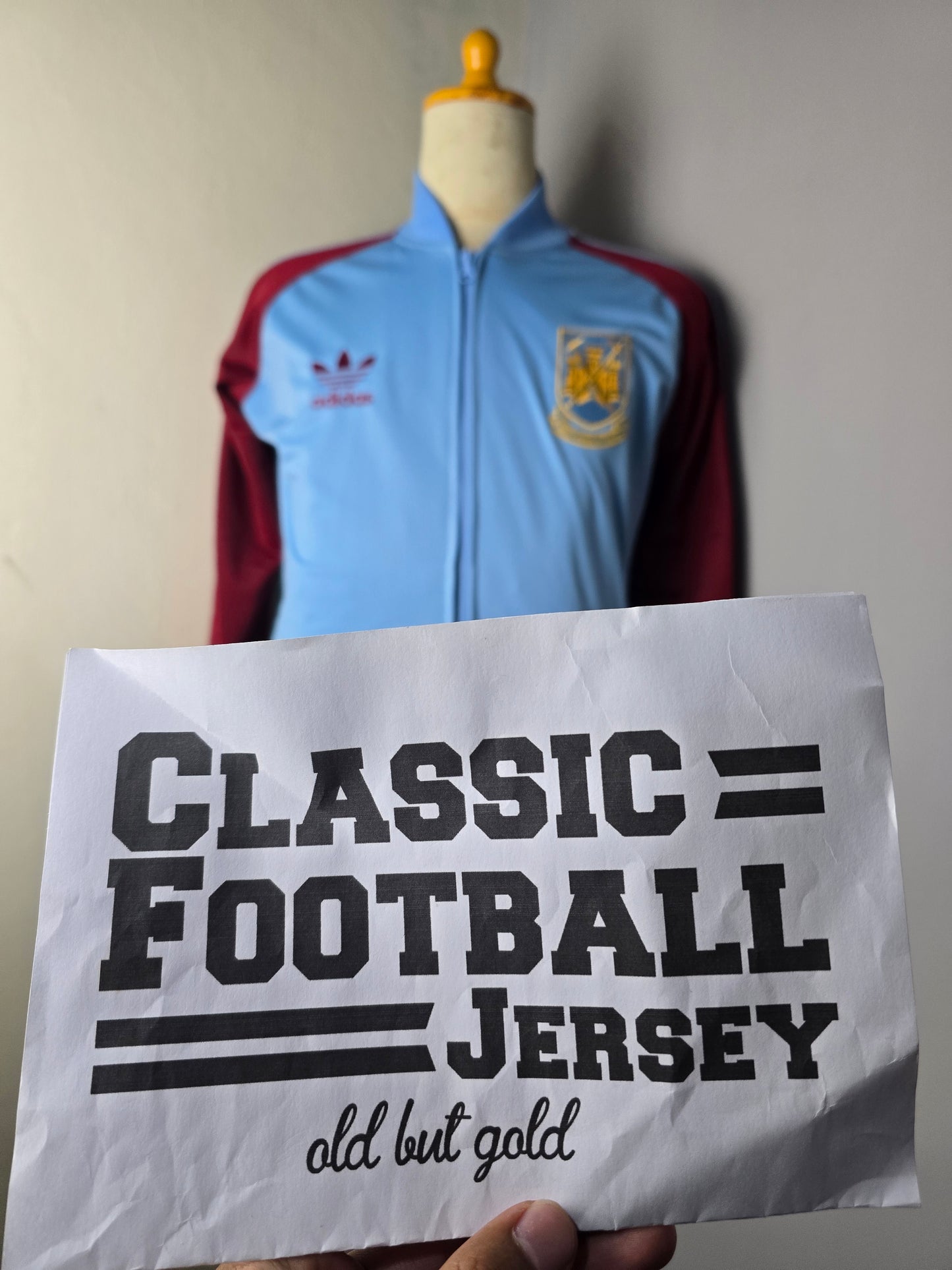 1980 West Ham Tracktop Sky Blue