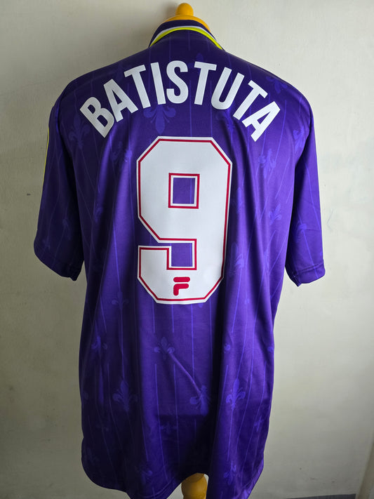 (Batistuta #9) 1997/98 Fiorentina Home Super Mario