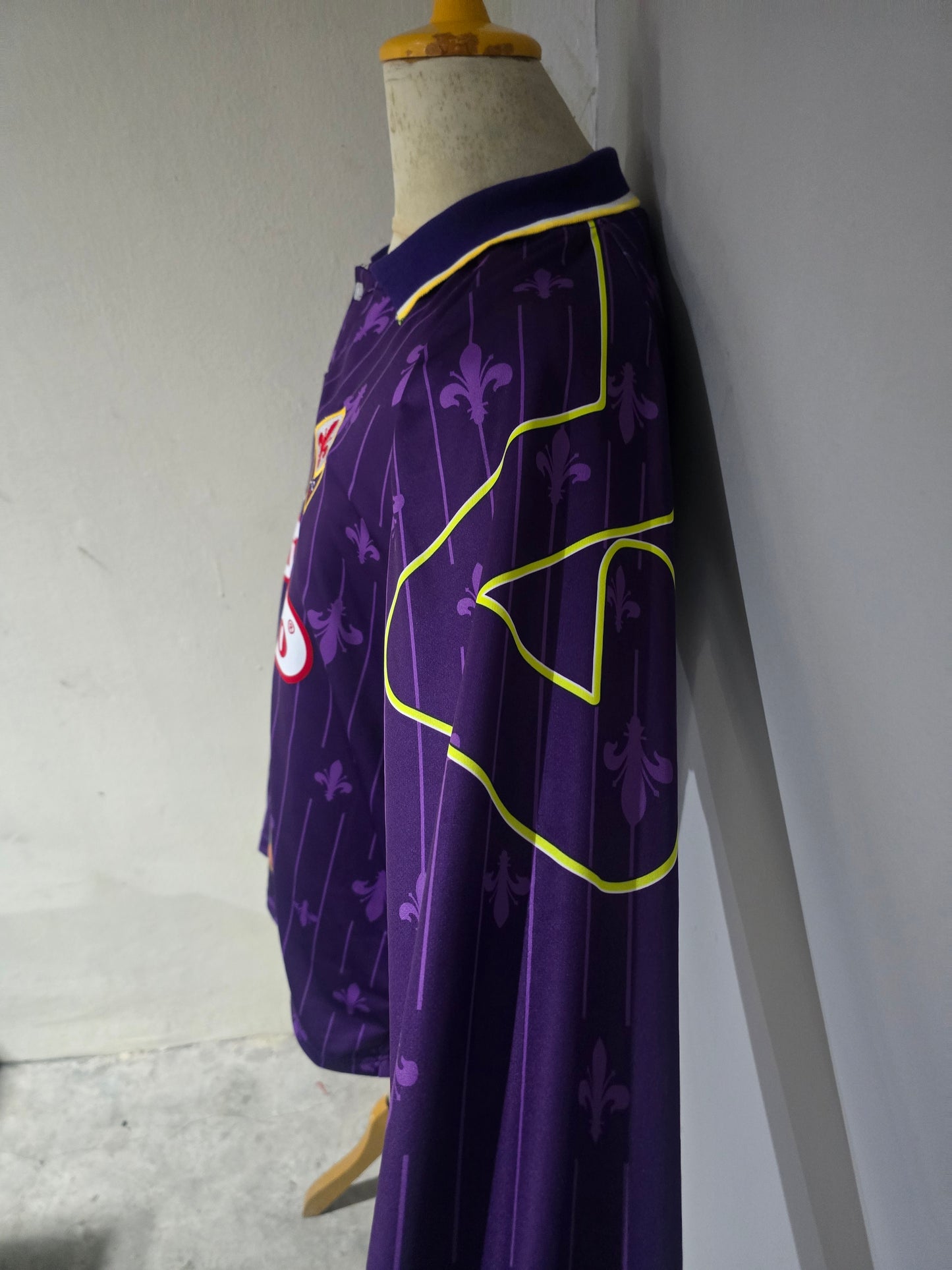 1997/98 Fiorentina Home Super Mario Long Sleeve Shirt