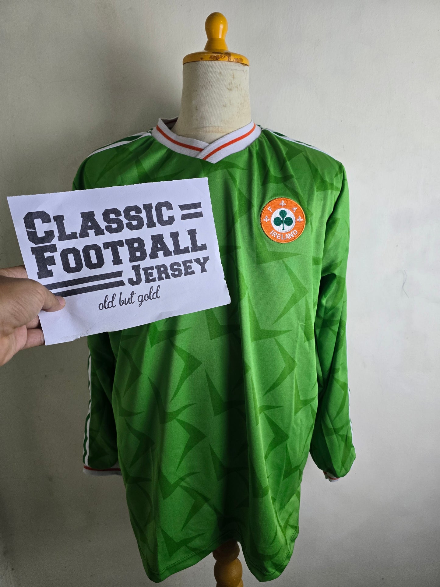 1990 Rep Ireland Home (#12)