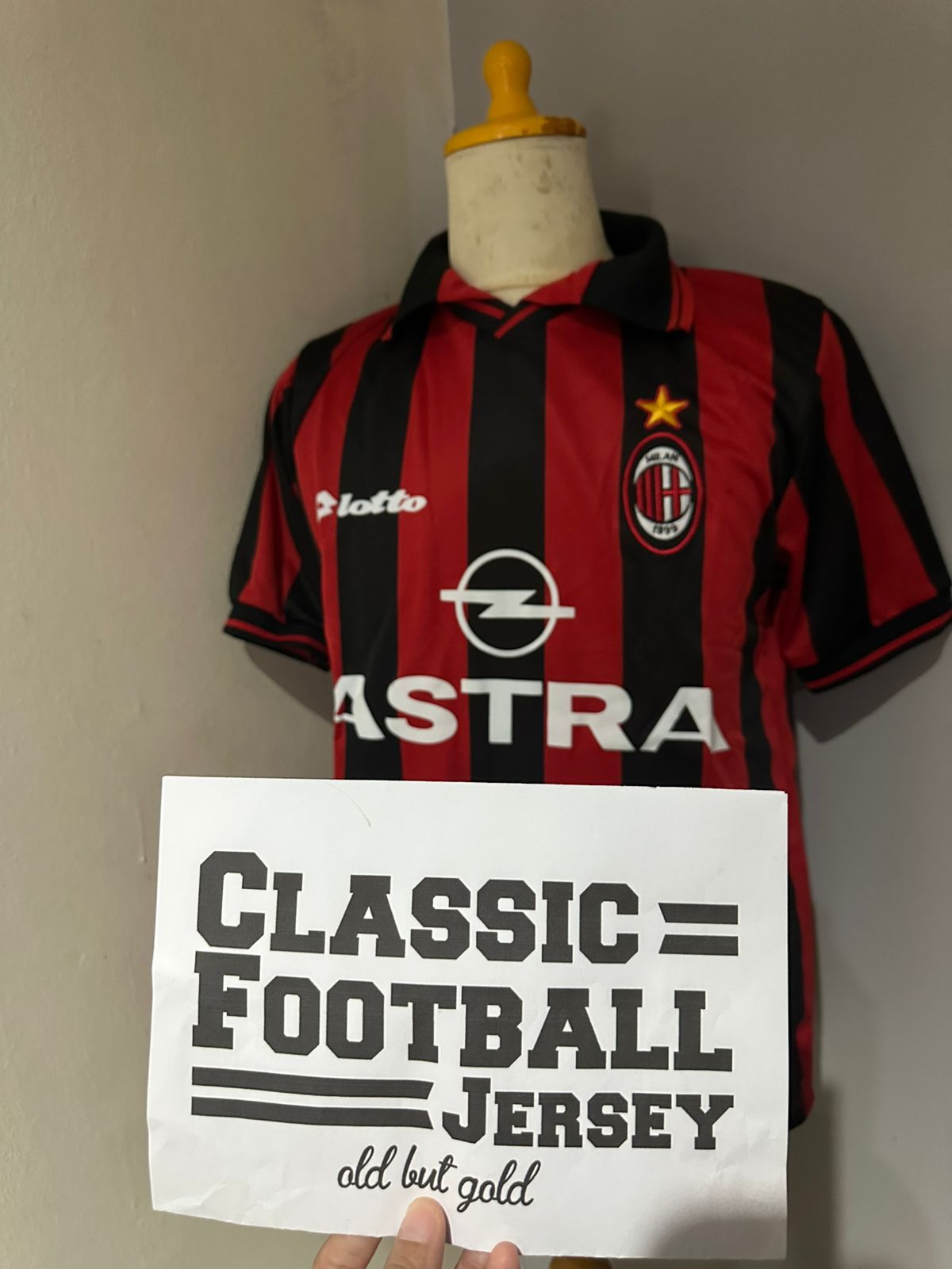 1997/98 AC Milan Home Astra Shirt