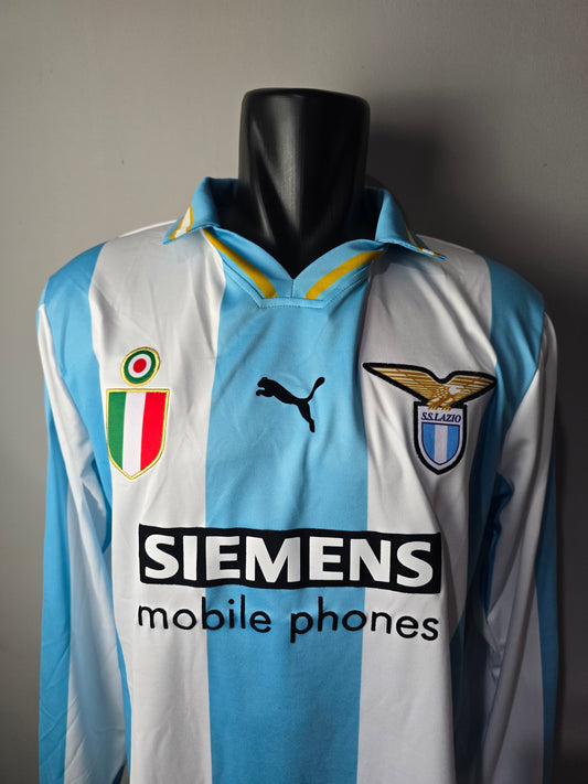 2001/02 S.S Lazio European Long Sleeve Shirt