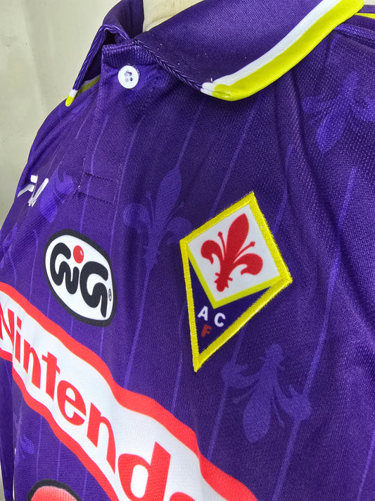 1997/98 Fiorentina Home Super Mario Shirt