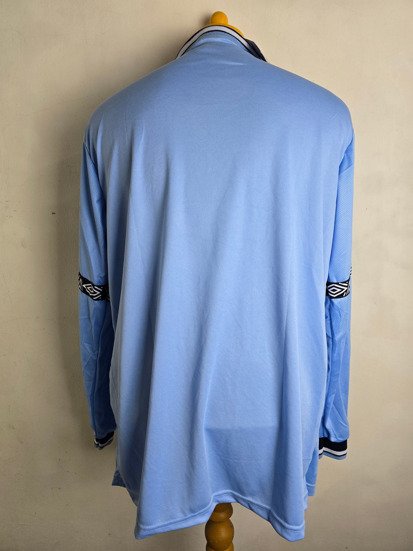 1993-95 Man City Home Long Sleeve Shirt