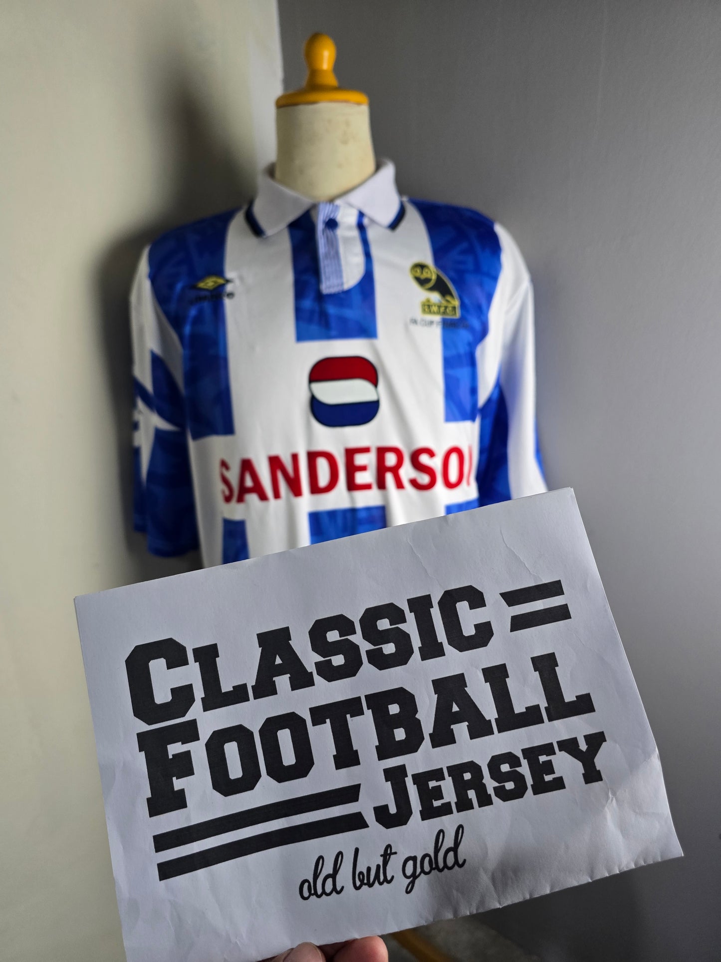 1993 FA Cup Final Sh3ffi3ld W3dn3sd4y Shirt