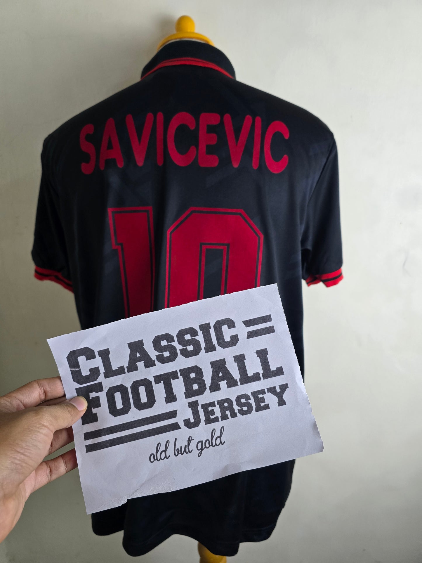 (Savicevic #10) 1996/97 AC Milan Third