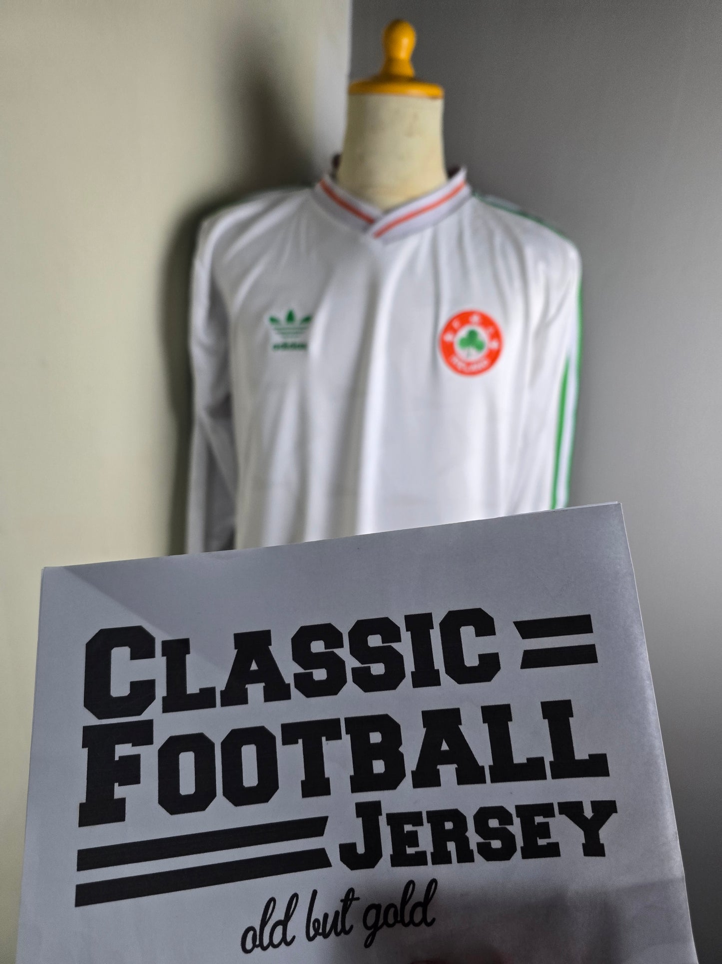 1990 Republic of Ireland Away Longsleeve Shirt (Without Sponsor)