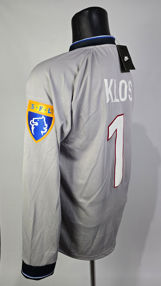 (Klos #1 + Patch) 1997-1999 Glasgow Rangers Goalkeeper Shirt