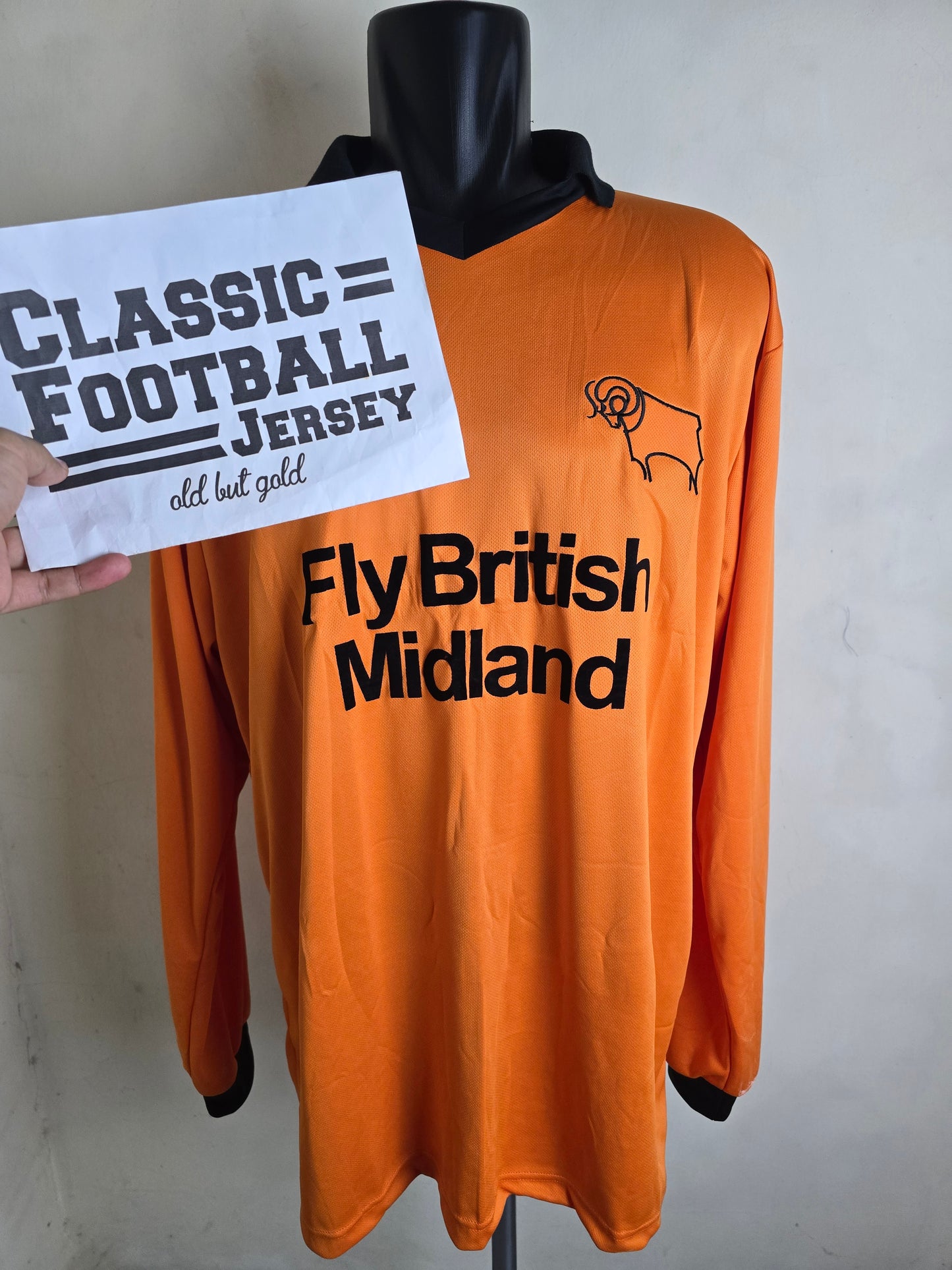 1979 Derby County Fly British Long Sleeve Shirt