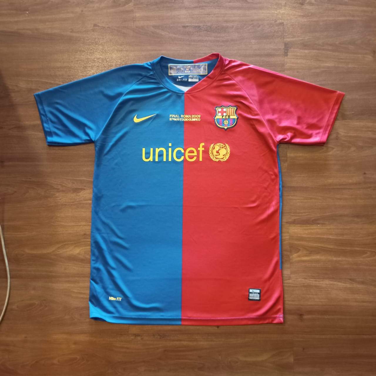 Camiseta del Barcelona de la final de la UCL 2009 con Roma