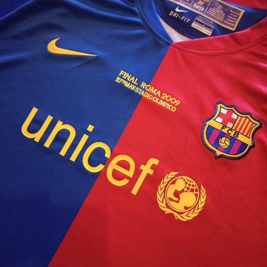 2009 Barcelona UCL Final Rome Shirt
