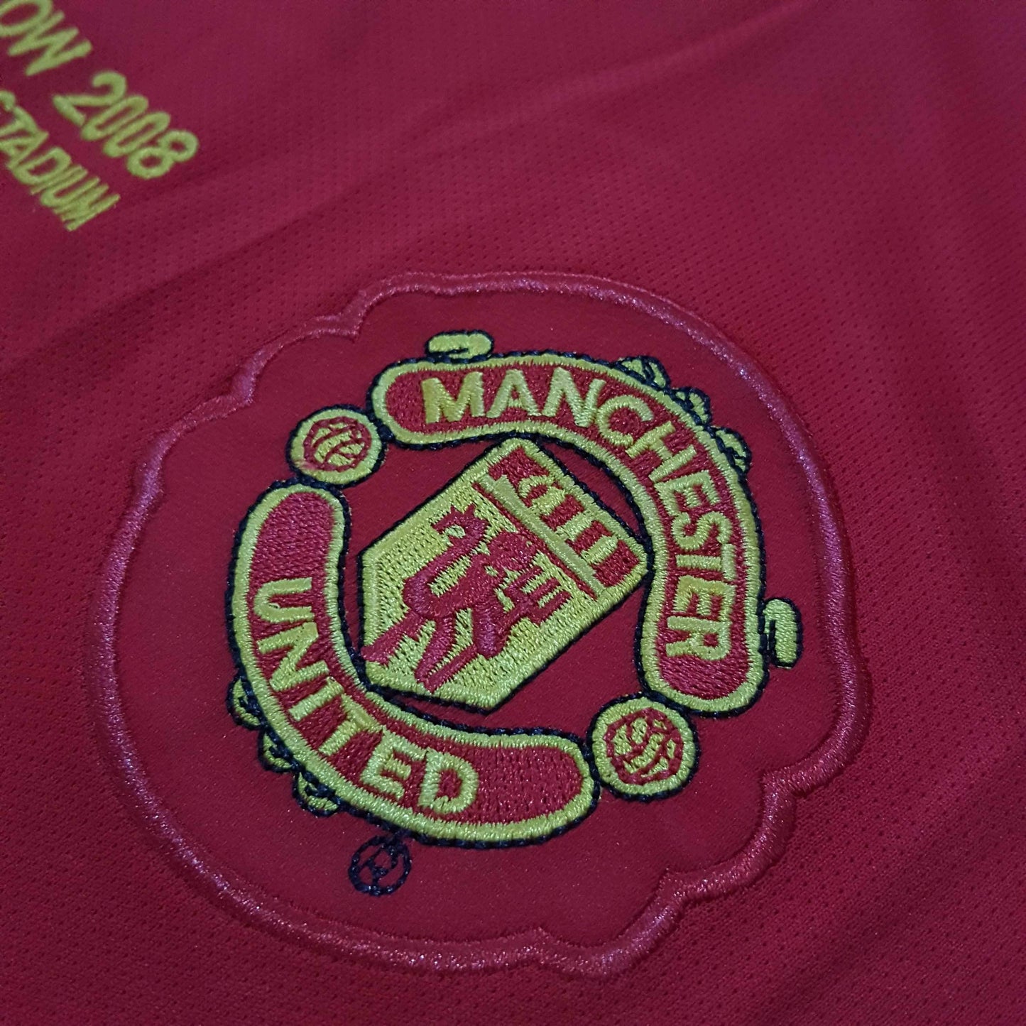 2007/08 Manchester United Final Moscow Shirt Longsleeve (Ronaldo #7 + Starball UCL) - ClassicFootballJersey