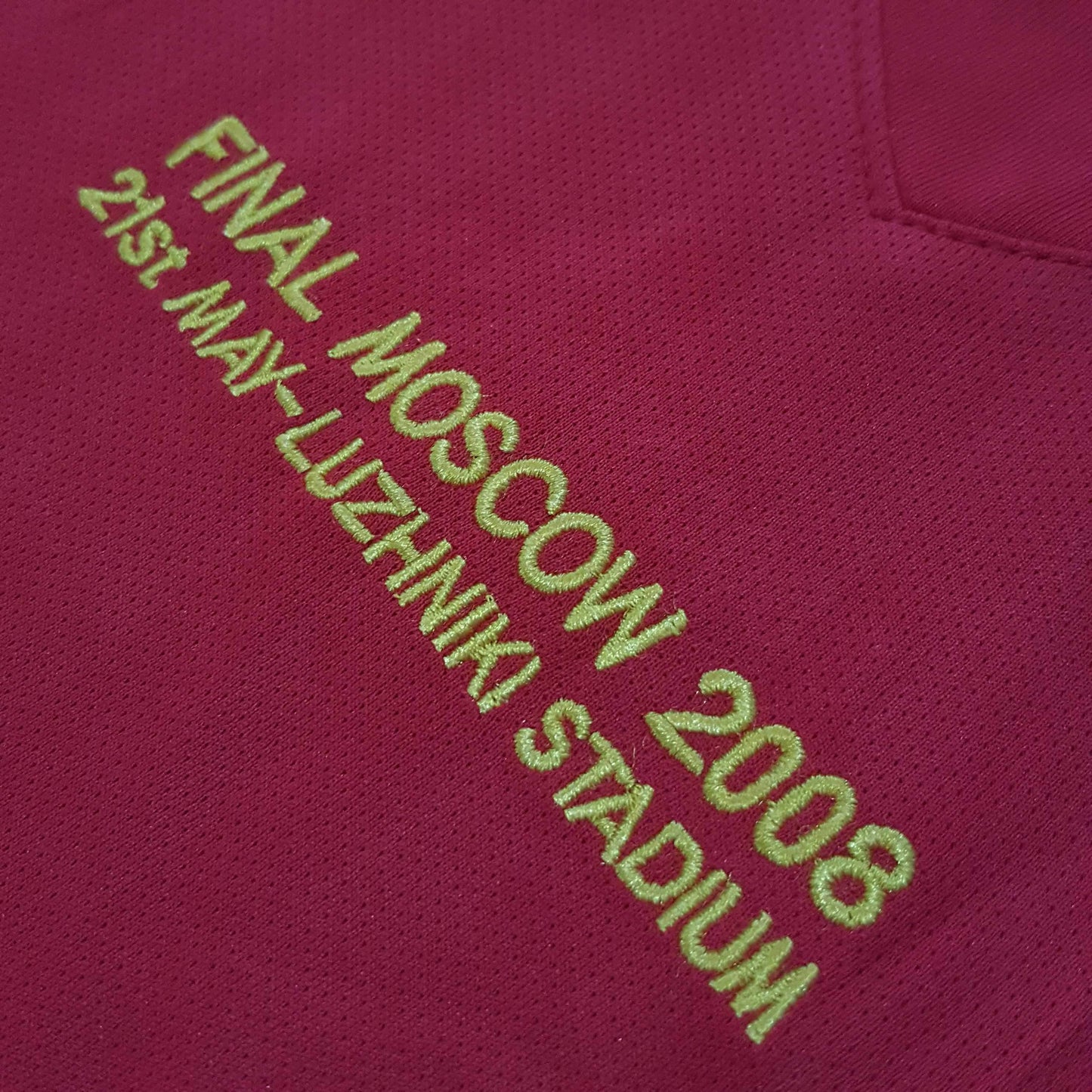2007/08 Manchester United Final Moscow Shirt Longsleeve (Ronaldo #7 + Starball UCL) - ClassicFootballJersey
