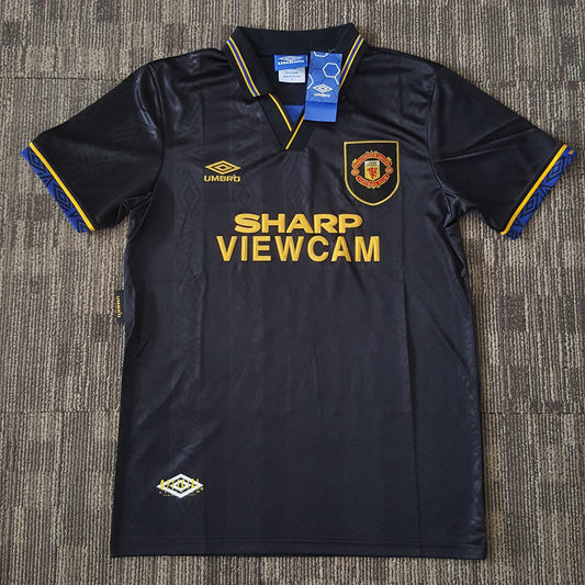 1994/95 Manchester United Away (Cantona #7) Shirt - ClassicFootballJersey