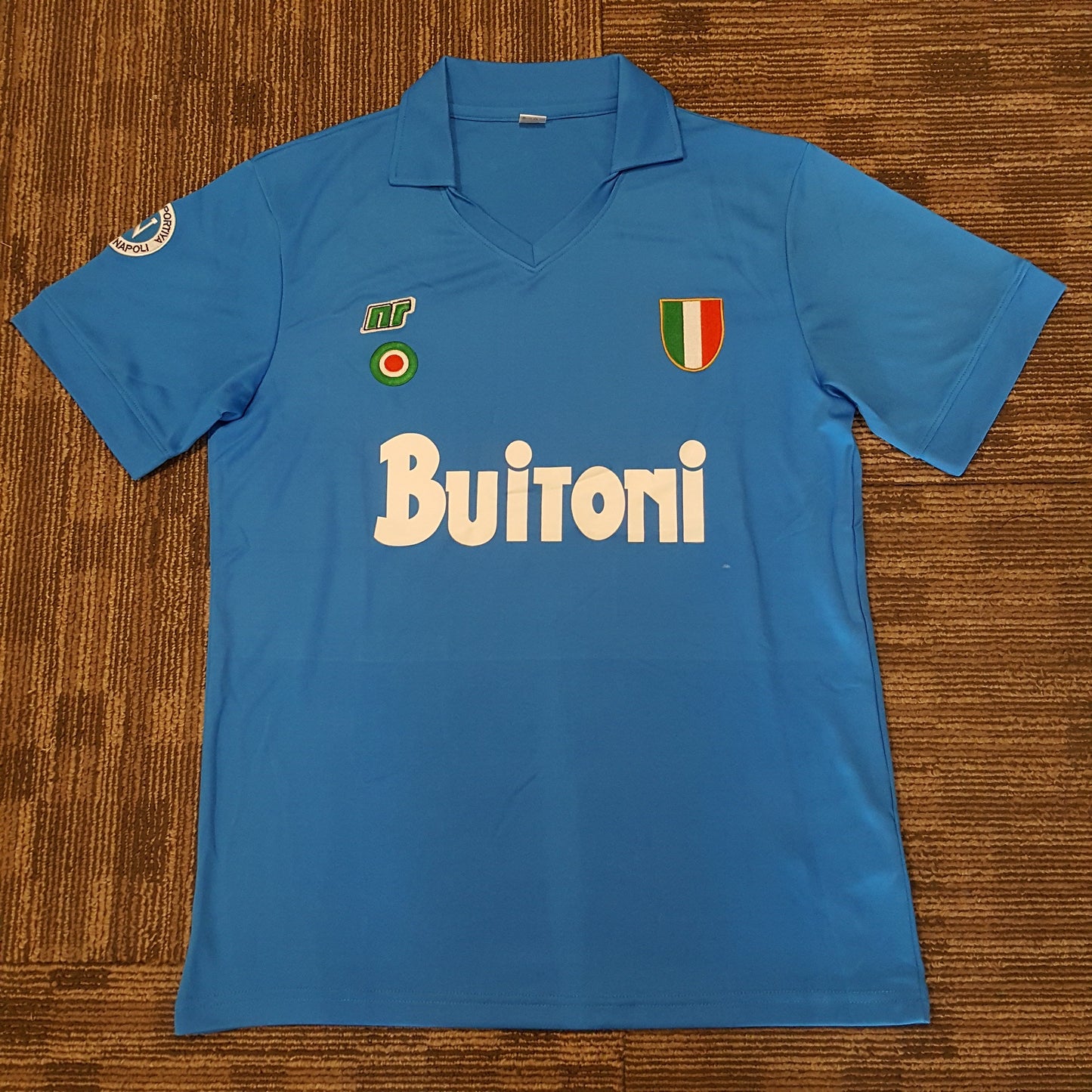 1987/88 Napoli Home Shirt Maradona #10 - ClassicFootballJersey