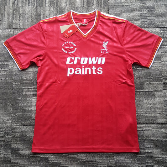 1985/86 Liverpool Home (#7) Shirt - ClassicFootballJersey