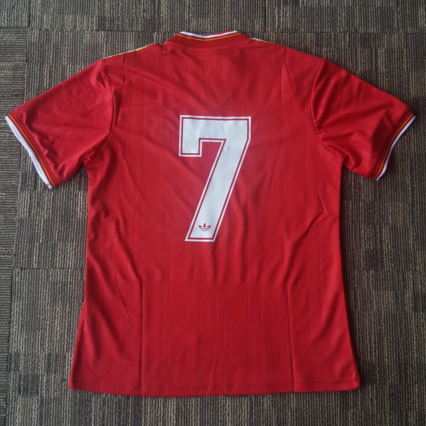 1985/86 Liverpool Home (#7) Shirt - ClassicFootballJersey