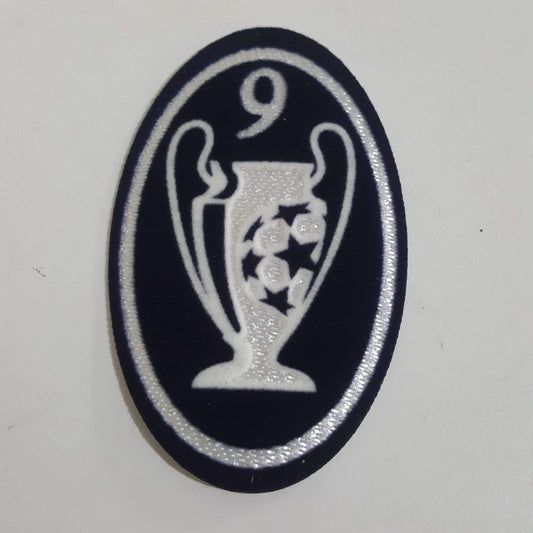 UEFA Badge Of Honour 9 Times Champions League Winner Patch - ClassicFootballJersey