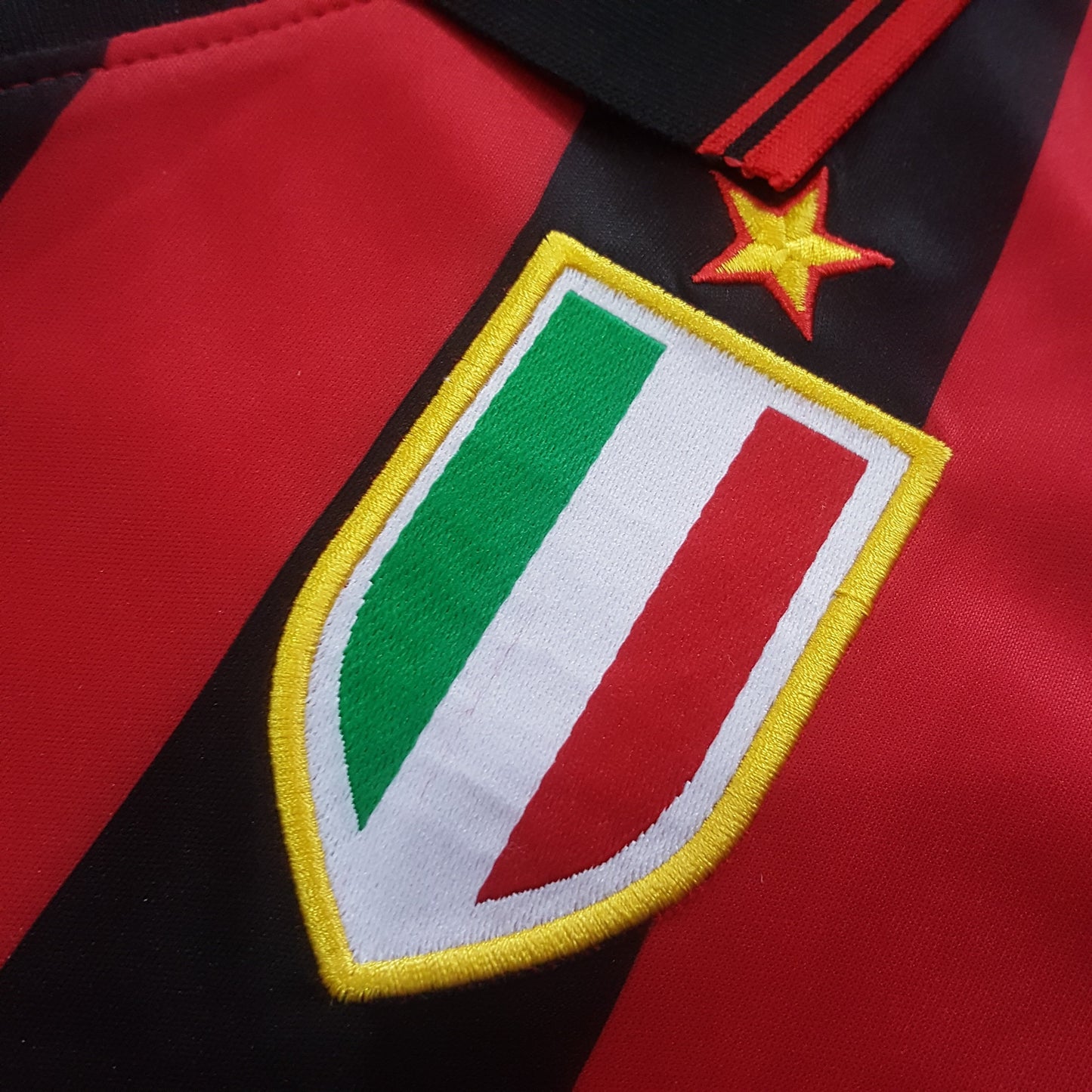 1996/97 AC Milan Home Shirt Baresi #6 - ClassicFootballJersey