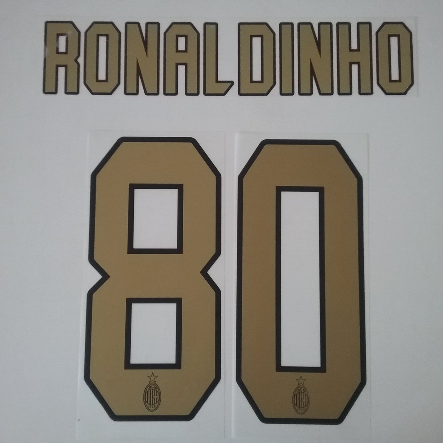 2006/07 AC Milan Ronaldinho #80 Nameset