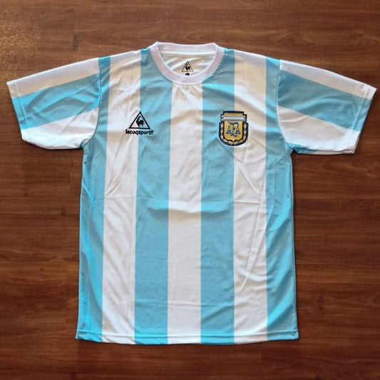 1986 Argentina Home Shirt Maradona #10