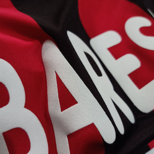 1996/97 AC Milan Home Shirt Baresi #6 - ClassicFootballJersey