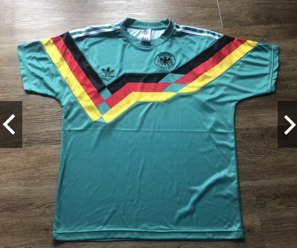 1991 Germany Away Shirt – ClassicFootballJersey