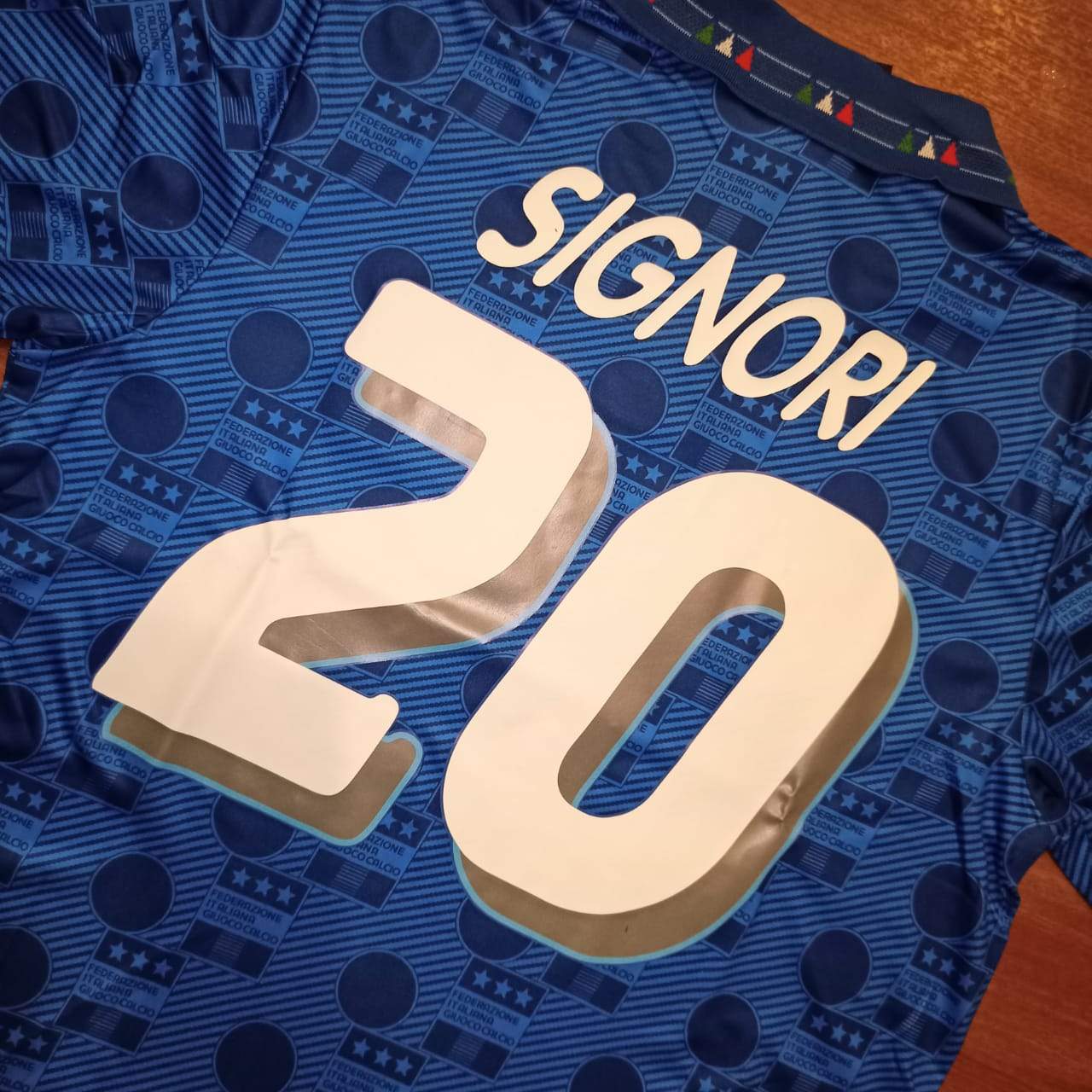Camiseta de local de Italia 1994 (Signori #20)