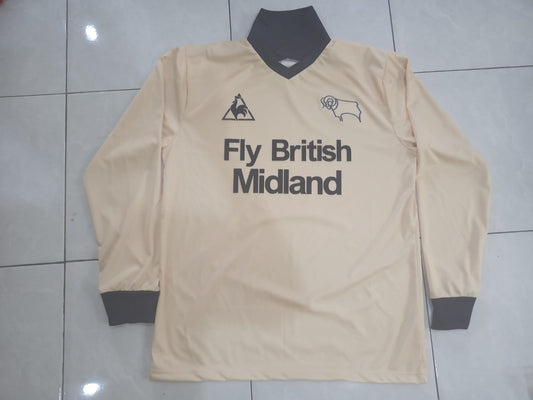 1980's Derby County Fly British Long Sleeve Shirt