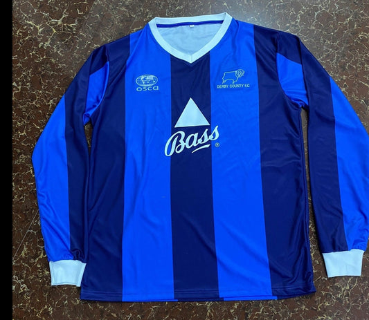 1986 Derby County Away Long Sleeve Shirt