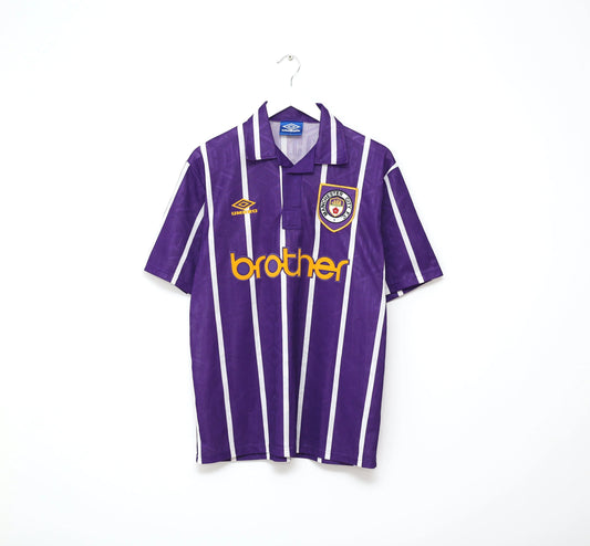 Camiseta visitante del City M4nch3st3r 1992-94
