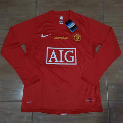 2007/08 M4nch3ster Un1t3d Final Moscow Shirt Longsleeve