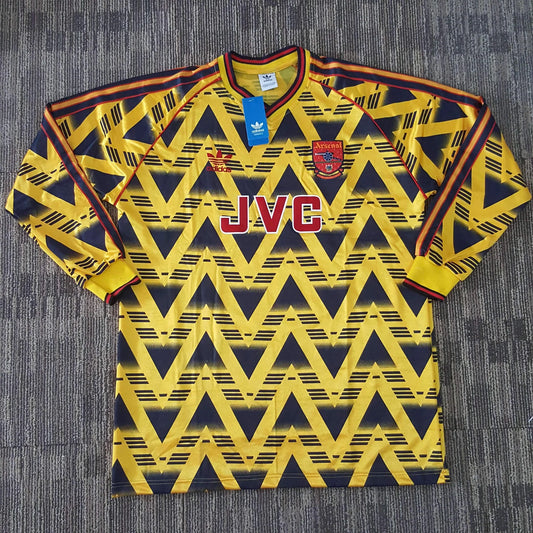 1991/92 Longsleeve Ars3n4l Away Shirt