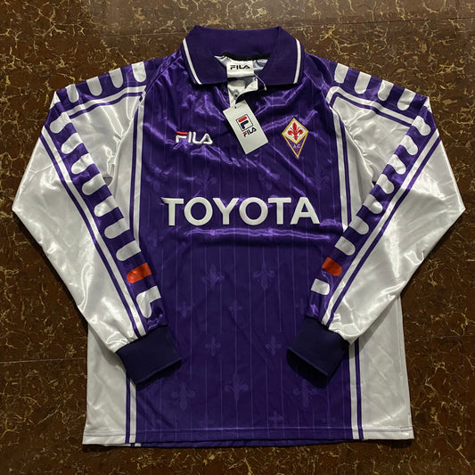 1999/00 Fiorentina Home Long Sleeve Shirt