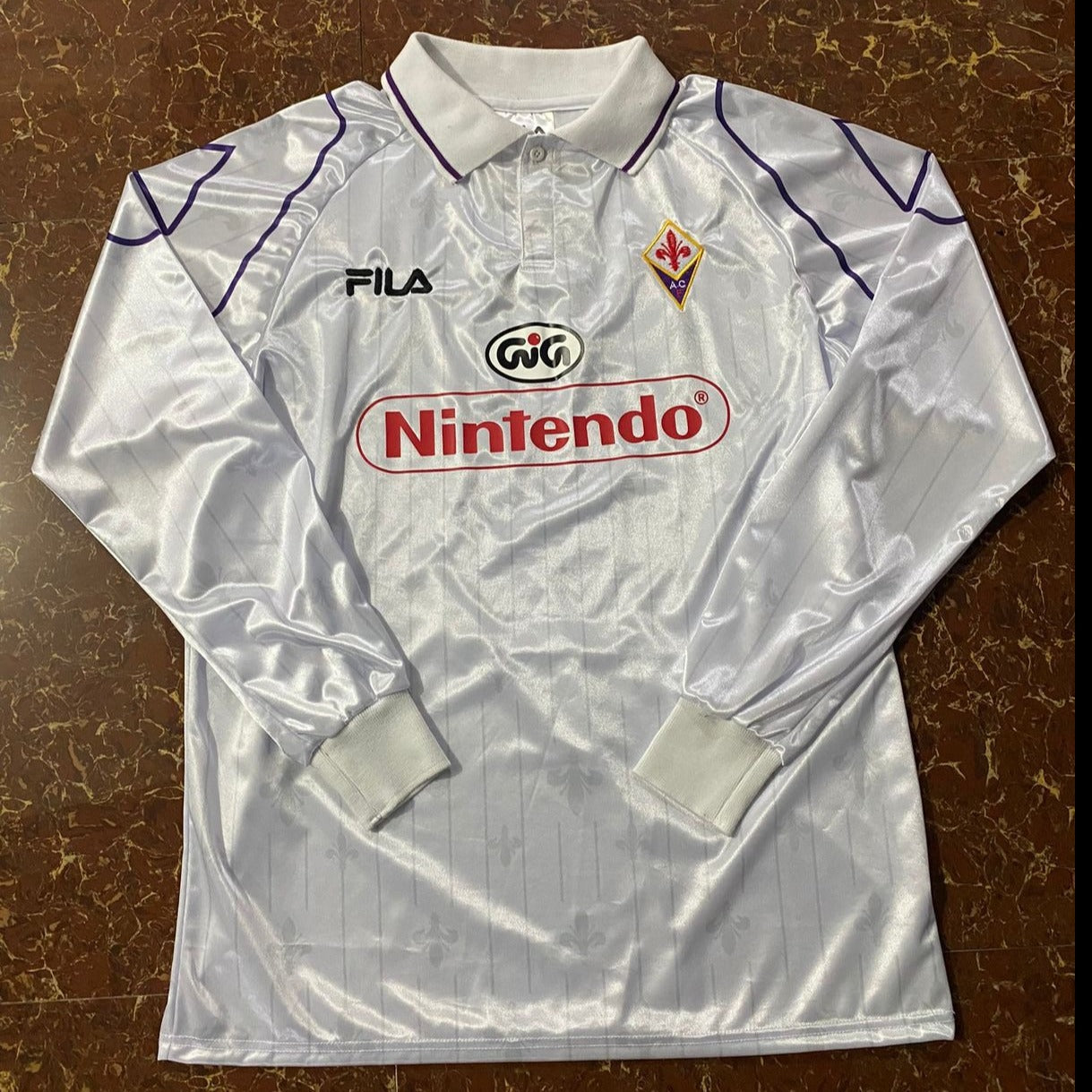 1997/98 Fiorentina Away Long Sleeve Shirt
