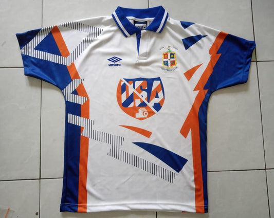 1991/92 Lut0n T0wn Home Shirt