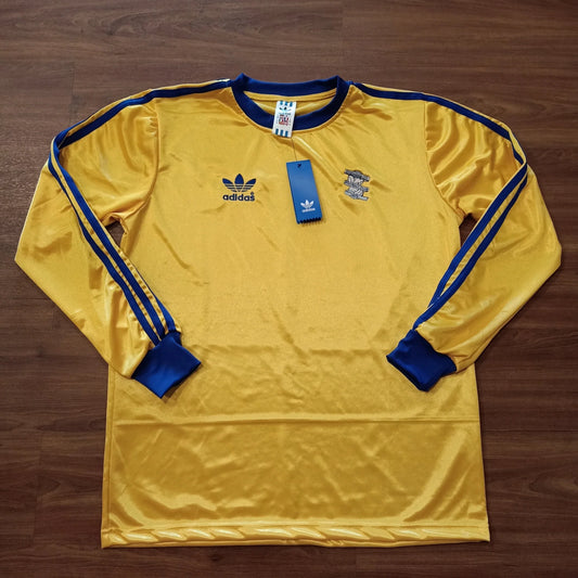 1977-80 B1rmin9h4m Cityy Away Longsleeve Shirt